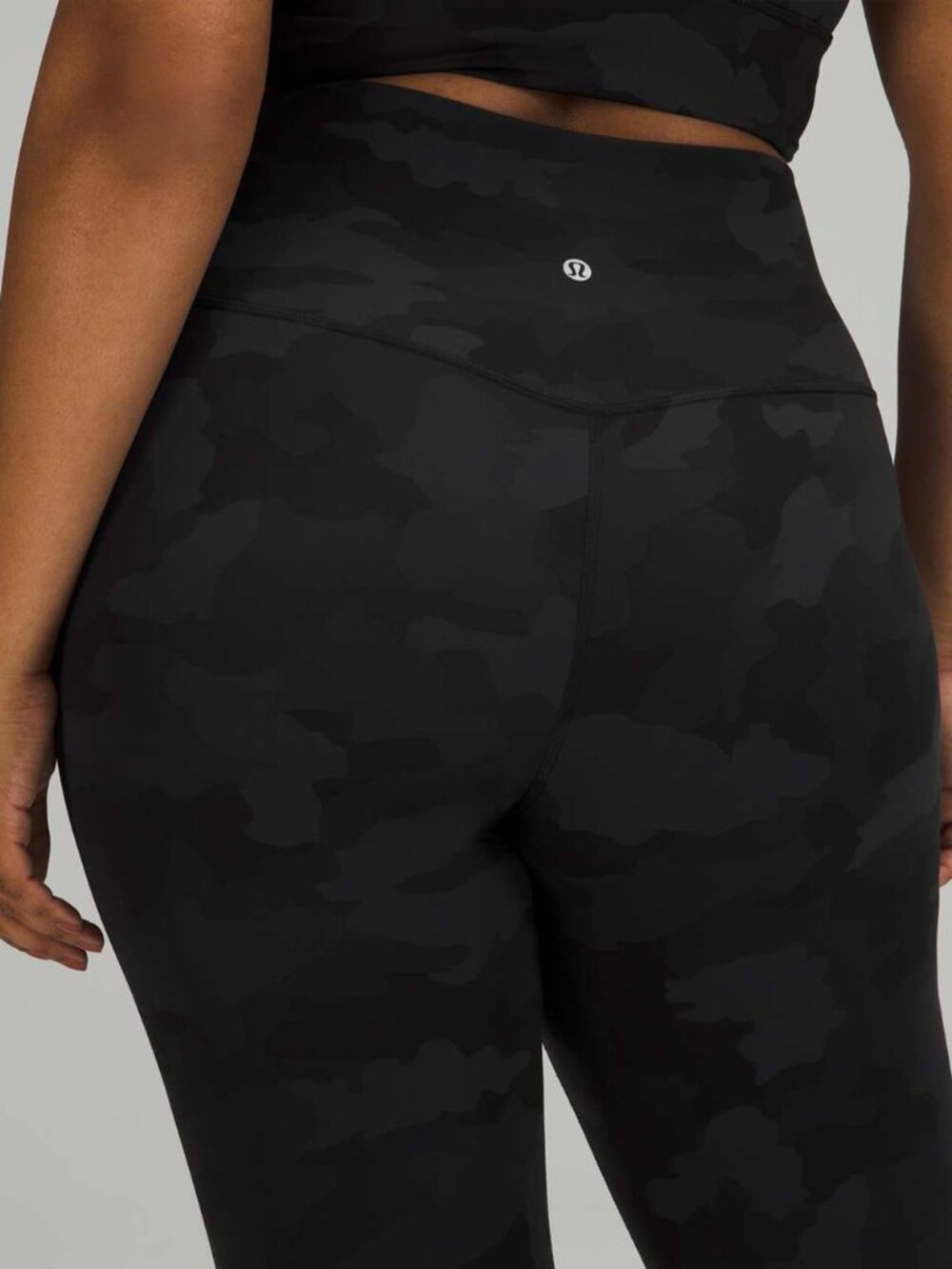 Lululemon Align Pant II 25" Leggings Size 10 Camo Deep Coal W5DLX - Picture 10 of 13